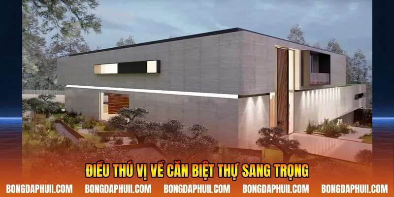 Điều thú vị về căn biệt thự sang trọng