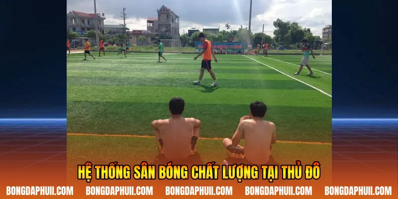 Hệ thống sân bóng chất lượng tại thủ đô