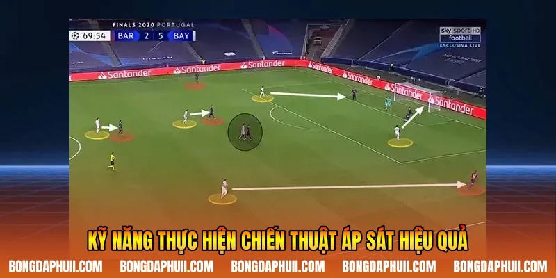 Kỹ năng thực hiện chiến thuật áp sát hiệu quả