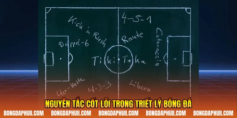 Nguyên tắc cốt lõi trong triết lý bóng đá